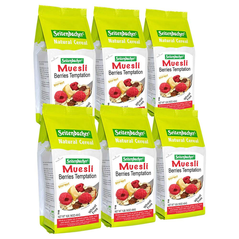 Muesli #2 Berries Temptation, 16 Onzas (Paquete De 6)