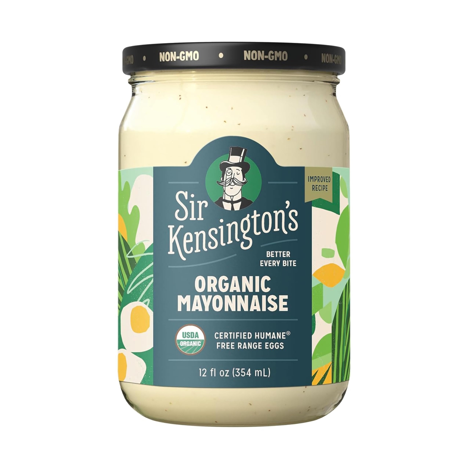 Mayonnaise Organic Mayo Gluten Free Certified Humane Free Range Eggs Shelf-St…