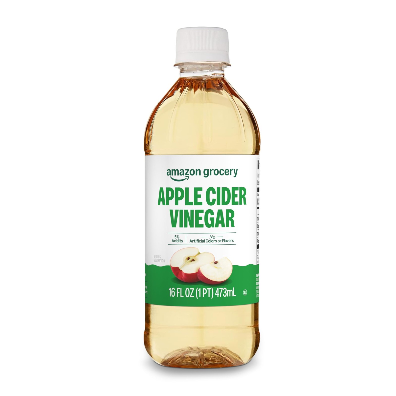 Amazon Grocery, Apple Cider Vinegar, No Artificial Flavors, 16 Fl Oz