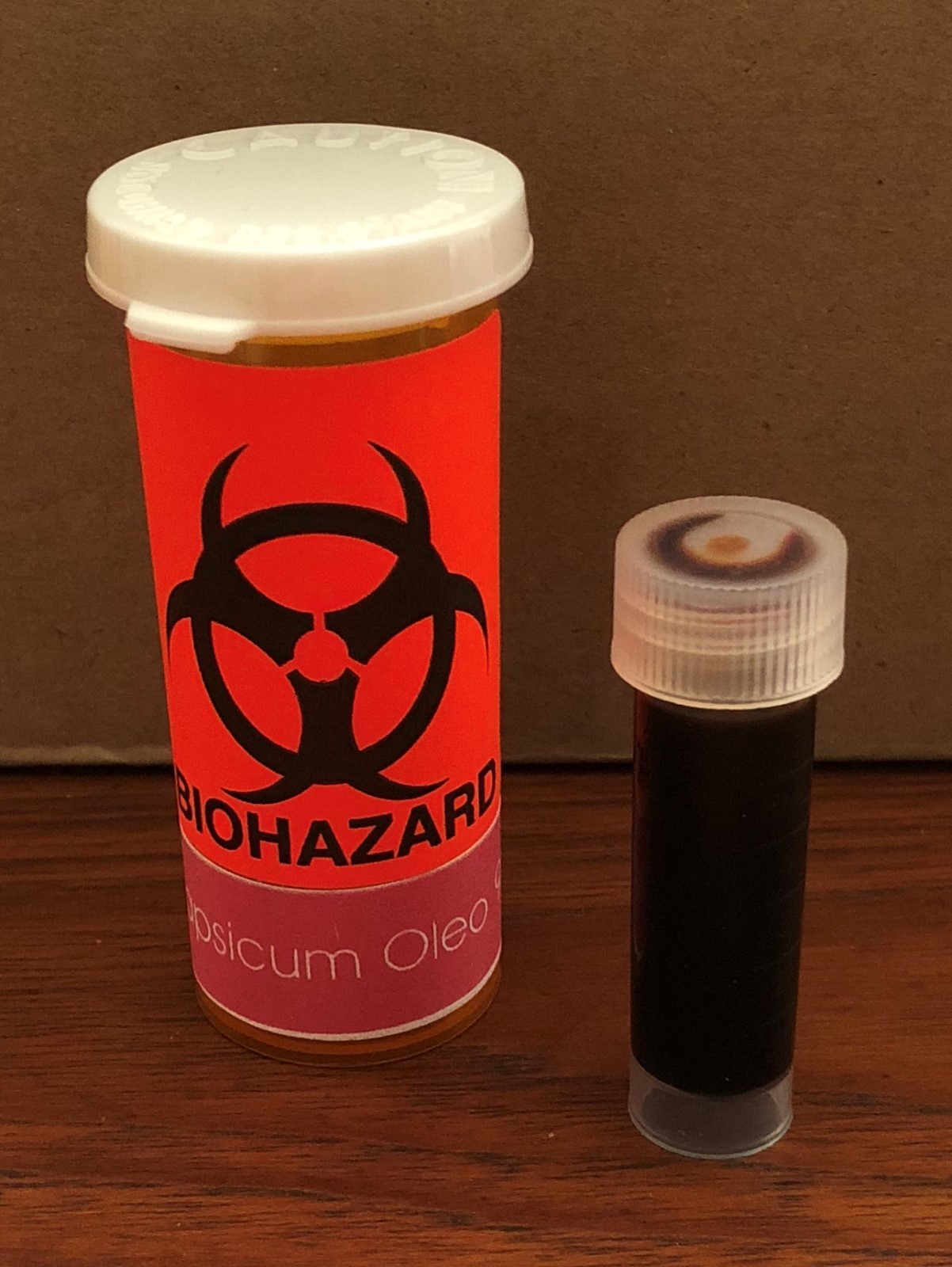 Toxic Sludge Biohazard Capsaicin Oleoresin Resin 9 Million SHU 5ML Vial