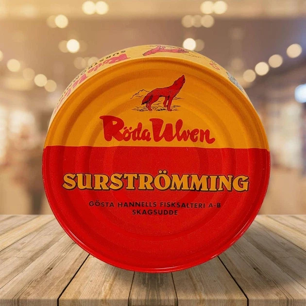 surstromming fish 400 Gr. Röda Ulven