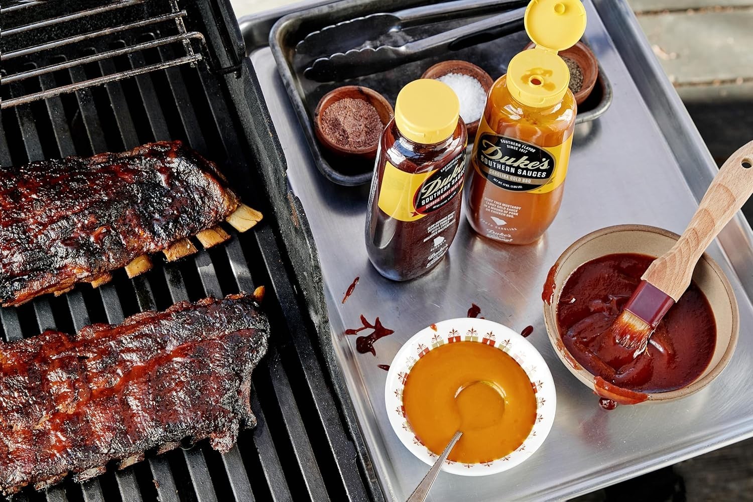 Versatile 17oz Duke’s Carolina Gold Dipping Sauce – Perfect for BBQ and More