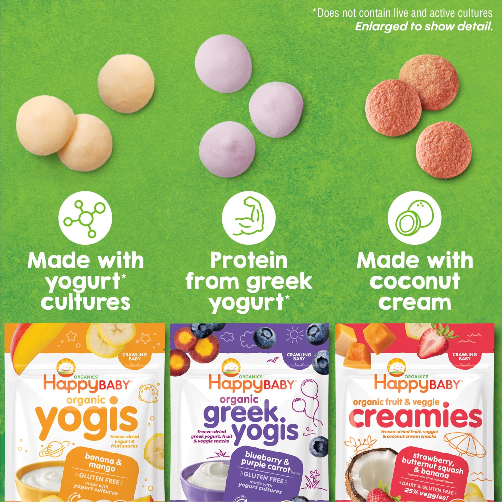Happy Baby Organics Snacks, 1 Ounce (Pack of 1), Blueberry Purple Carrot