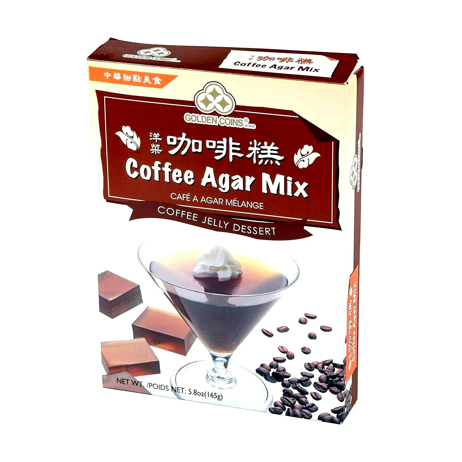 Golden Coins Coffee Agar Mix 5.8 oz ~ Made In USA ~ Exp 10/2025