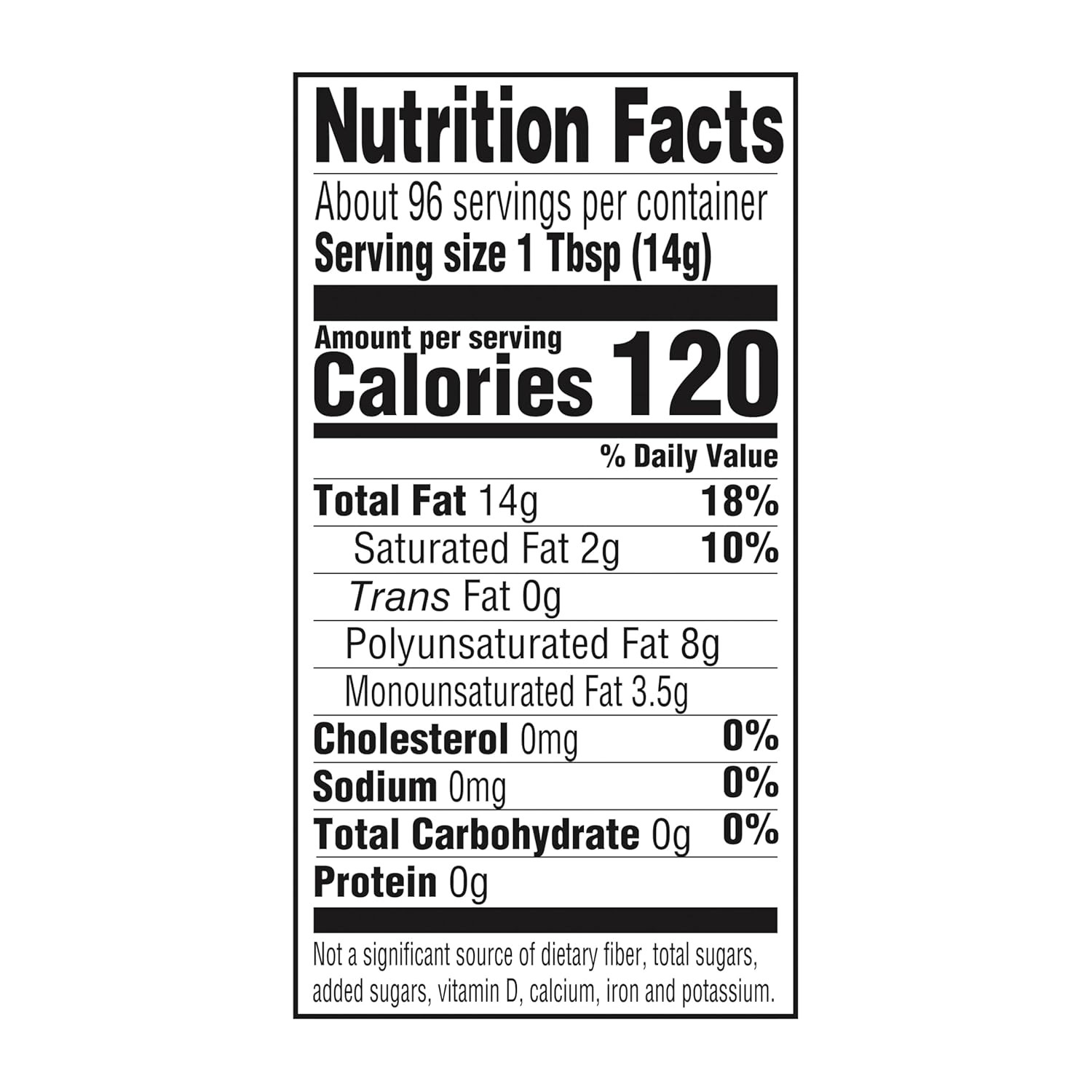 Amazon Grocery, Vegetable Oil, 48 Fl Oz