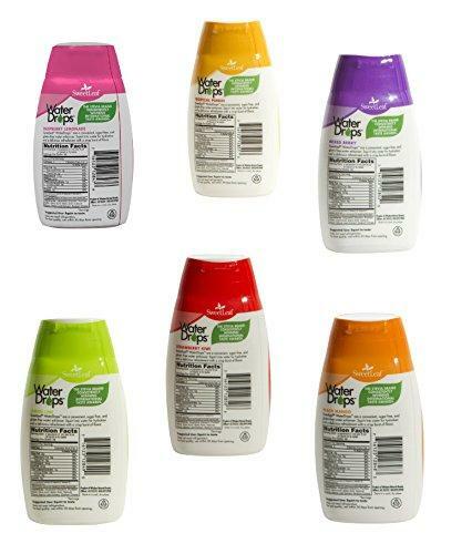 Sweetleaf Stevia Natural Water Drops, 6 Unit Variety Pack (1.62 Ounce Each)