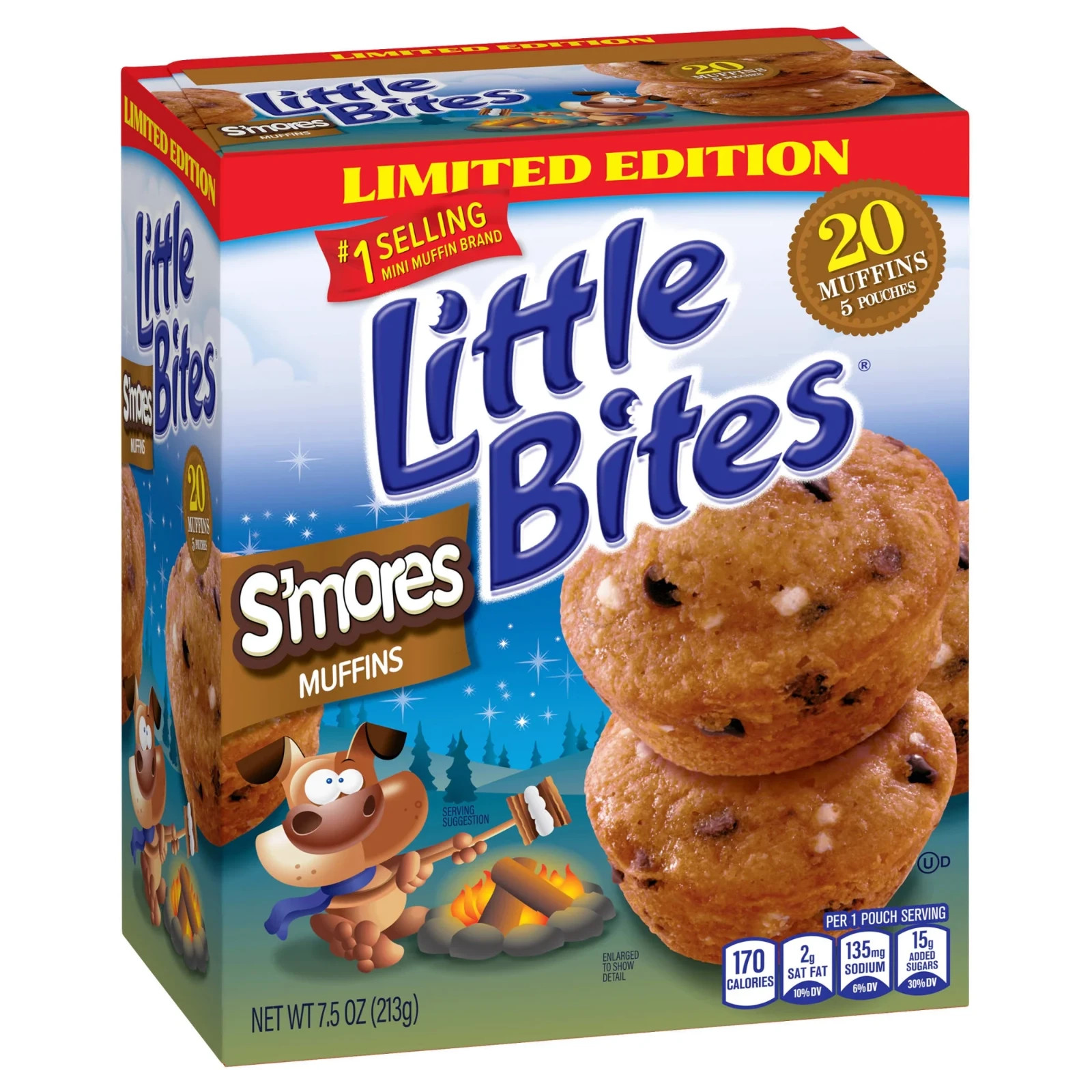 Little Bites S’mores Mini Muffins Limited Edition, 7.5 oz