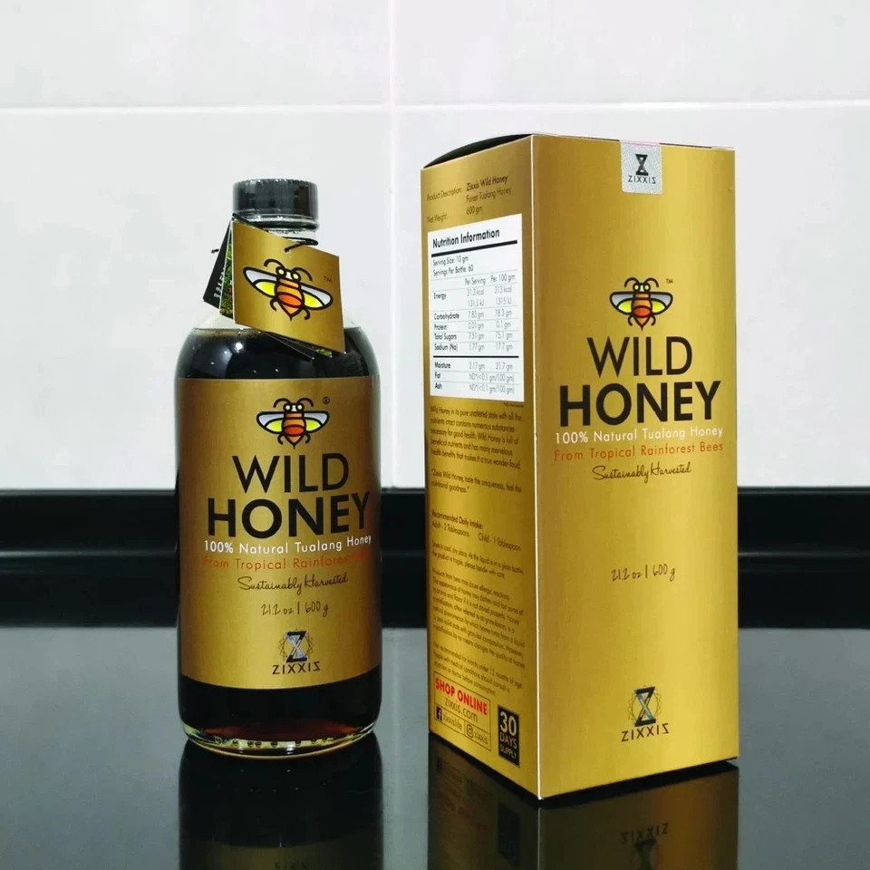 Nirwana Tualang Wild Bee Honey 600 Grams ( X 2 BOTTLE )