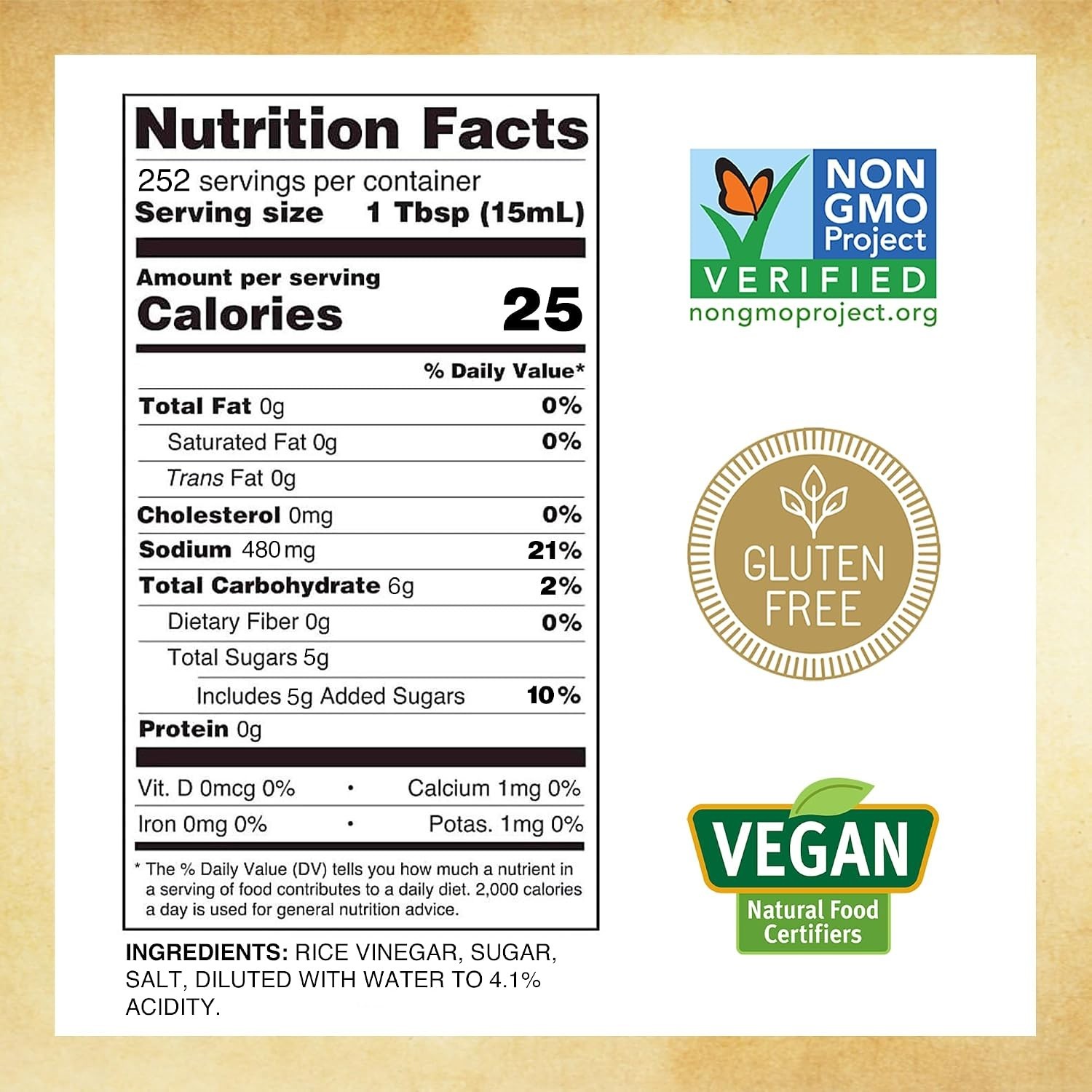Kosher Rice Vinegar – Liquid Gourmet Flavor