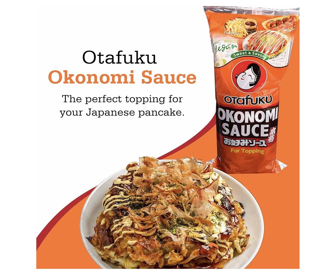 Okonomi Sauce, Japanese Topping for Okonomiyaki Pancakes 17.6 Ounces