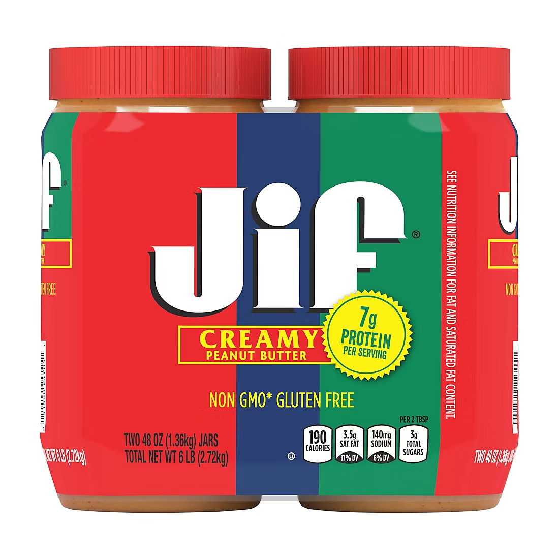 Jif Creamy Peanut Butter (48 oz., 2 pk.) Great Price