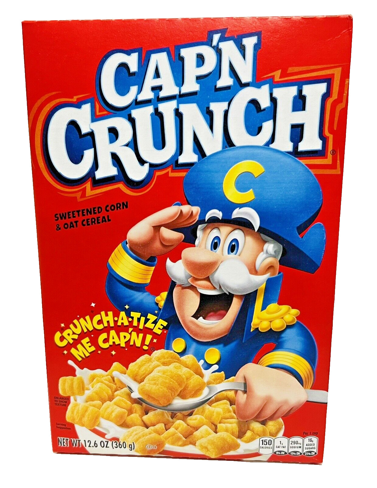 Cap’n Crunch Original Sweetened Corn & Oat Cereal 12.6 oz Captain