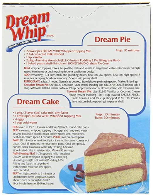Dream Whip Dessert Topping, 2 ct 2.6 Ounce