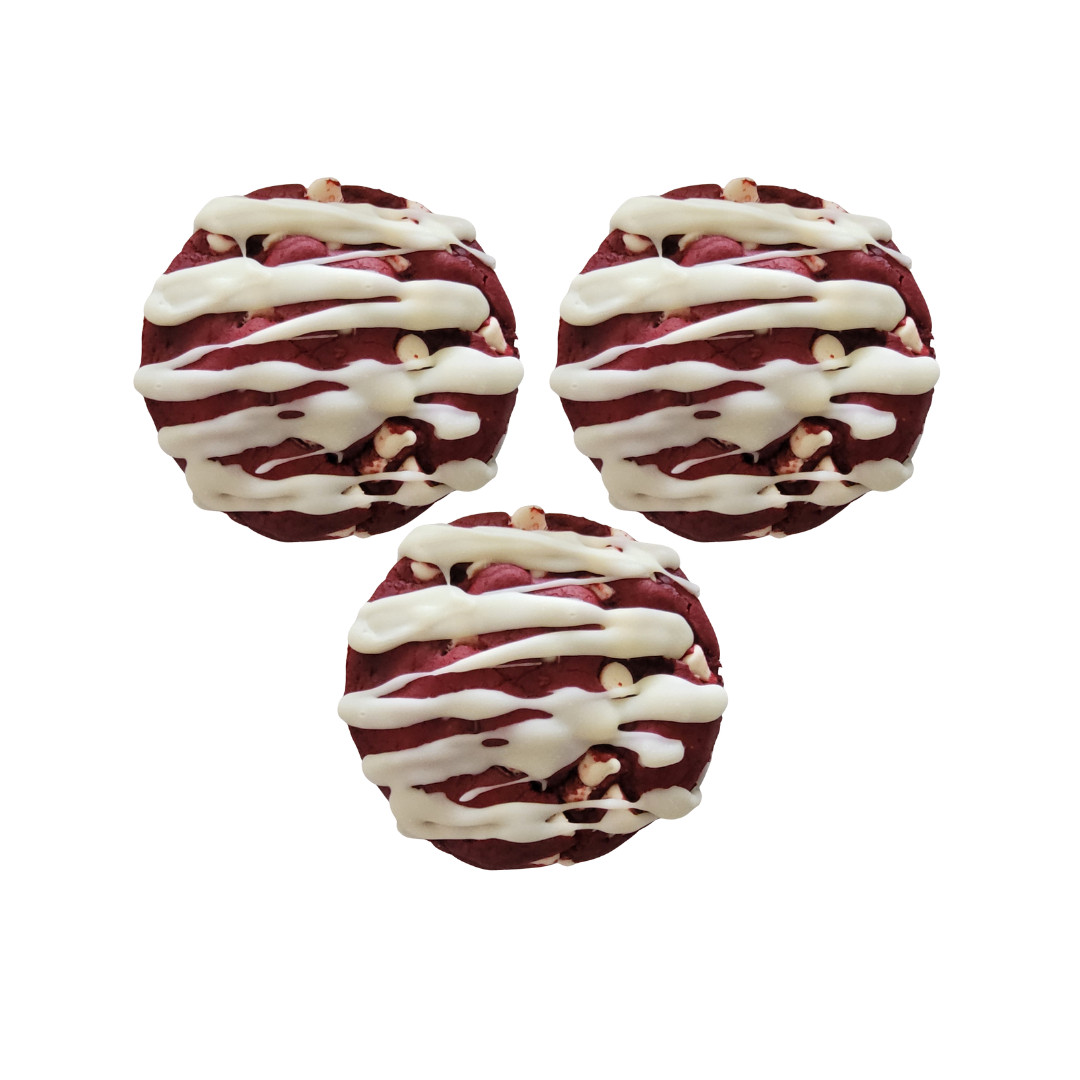 CJ’s Confections Homemade Gourmet Red Velvet Cookies