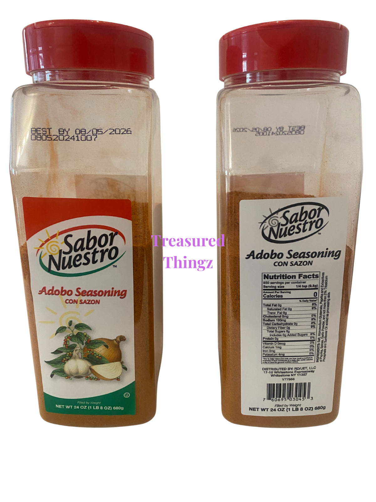 Sabor Nuestro Adobo Seasoning 24 Oz 2 pack 48 Total Ounces Flavorful Seasoning