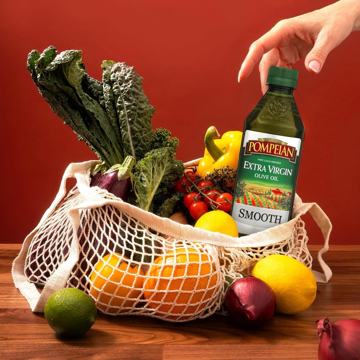 Pompeian Smooth Extra Virgin Olive Oil – 16 Fl Oz – 16 (Pack of 1)