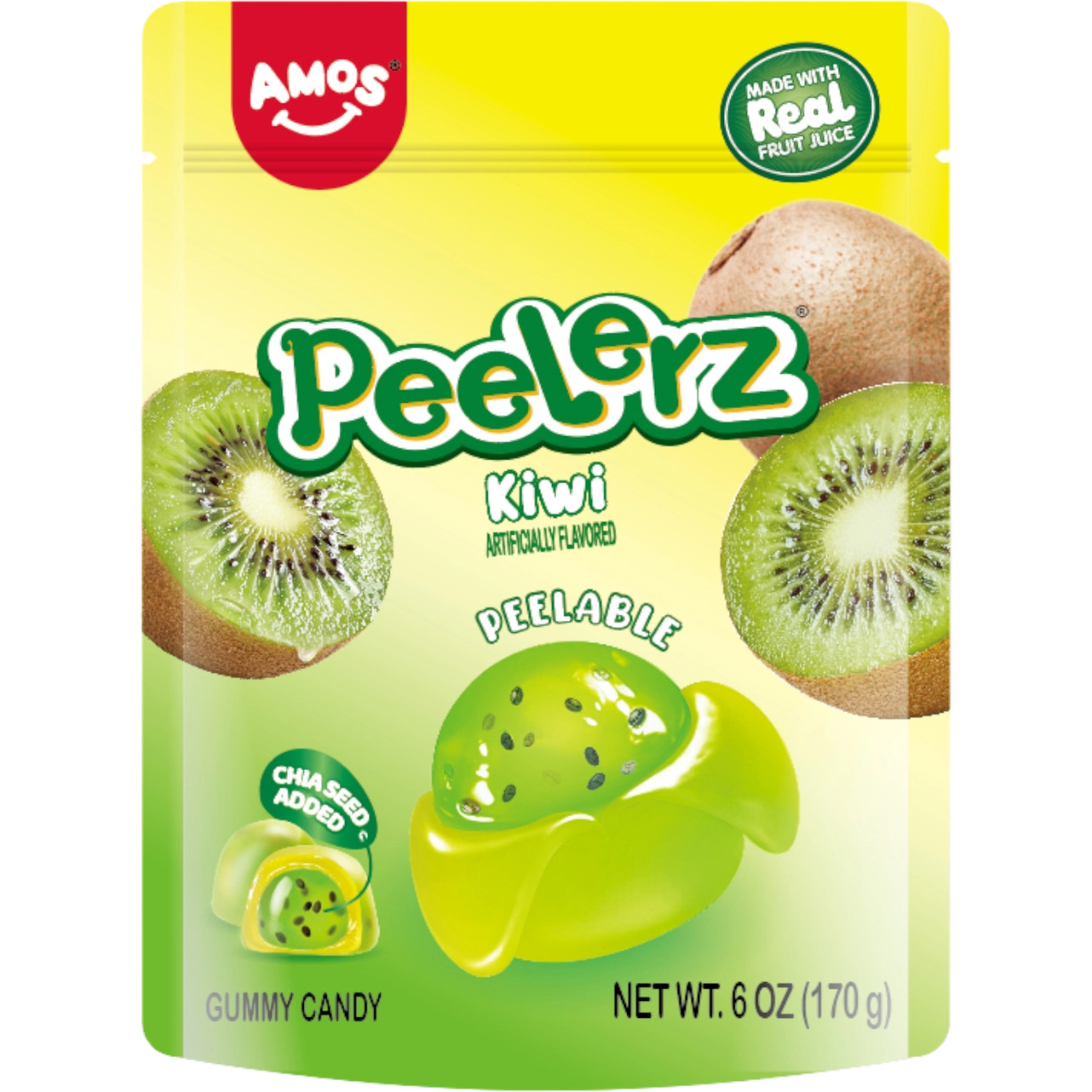 AMOS Peelerz Gummy 6 Ounce – TikTok trending – FREE SHIPPING