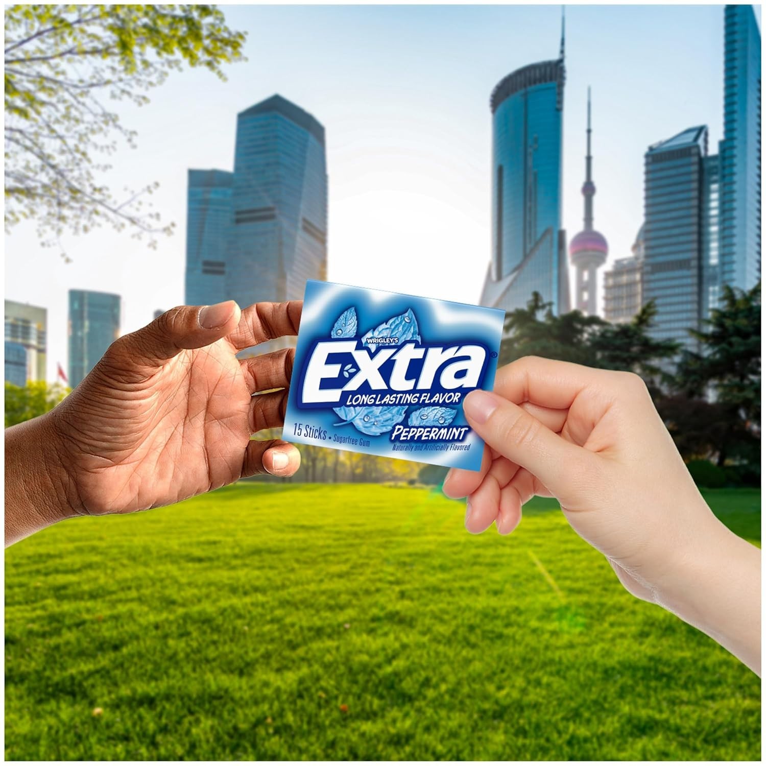Gum Peppermint Chewing Gum Bulk, Individually Wrapped, Perfect for Fresh Brea…