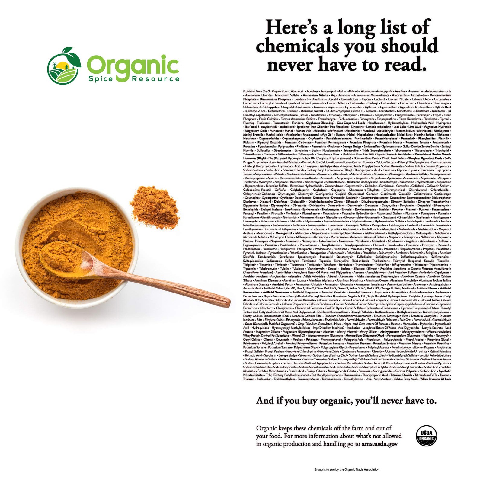 Organic Spice Resource Turmeric Root Powder, 8 oz (226 g) 8 Ounce (Pack of 1)