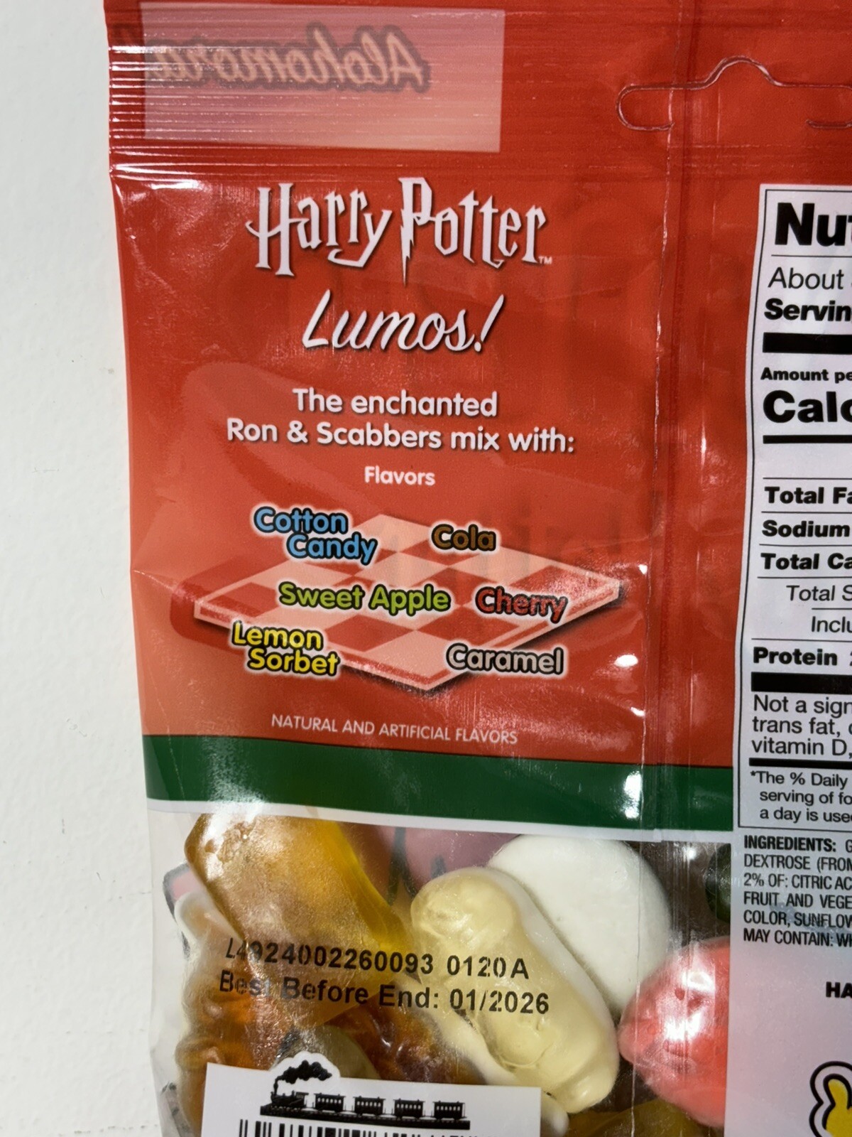 Haribo 4oz HARRY POTTER Ron & Scabbers Gummi Candy Gummy Limited Edition