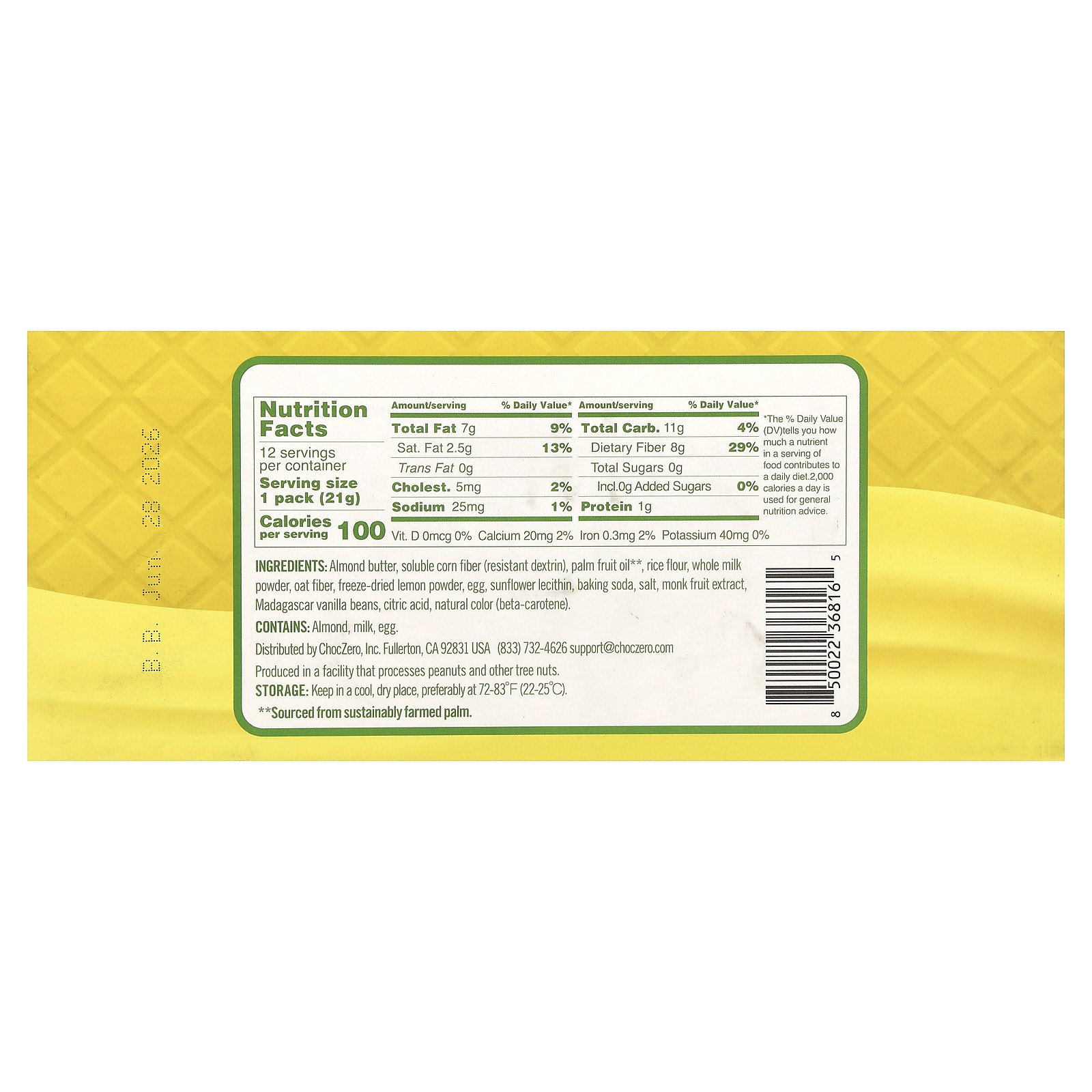 Premium Cookies, Golden Dunkies, Vanilla & Creme Cookies, Lemon, 12 Packs, 0.75