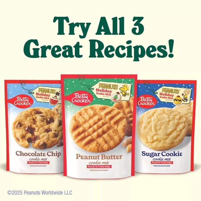 Betty Crocker SUGAR Cookie Mix Flavored 17.5Oz Classic Quick Easy 2 Pk APR 2026