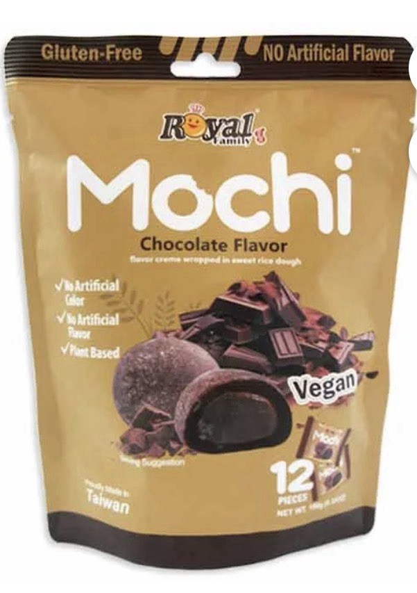 Royal Family Mochi Chocolate Flavored Creme Sweet Rice Dough