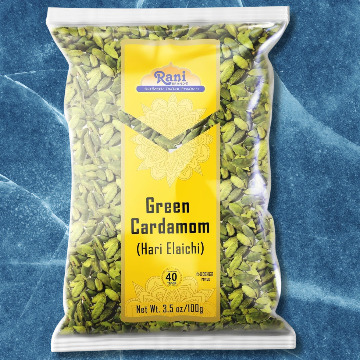 Green Cardamom Pods Spice (Hari Elachi) 3.5oz (40g)