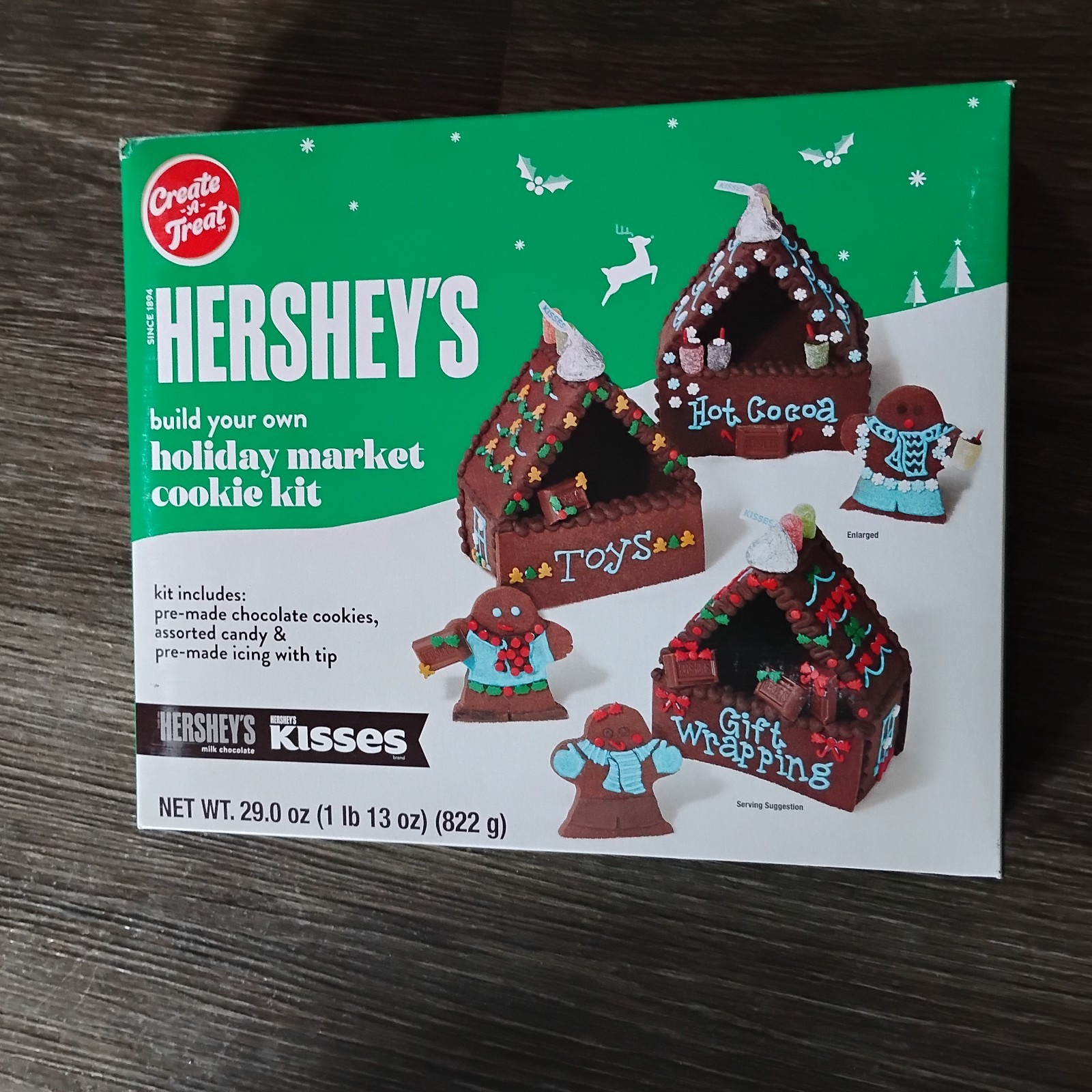 Hershey’s Kisses Build your own holiday market Cookie Kit Christmas 29oz