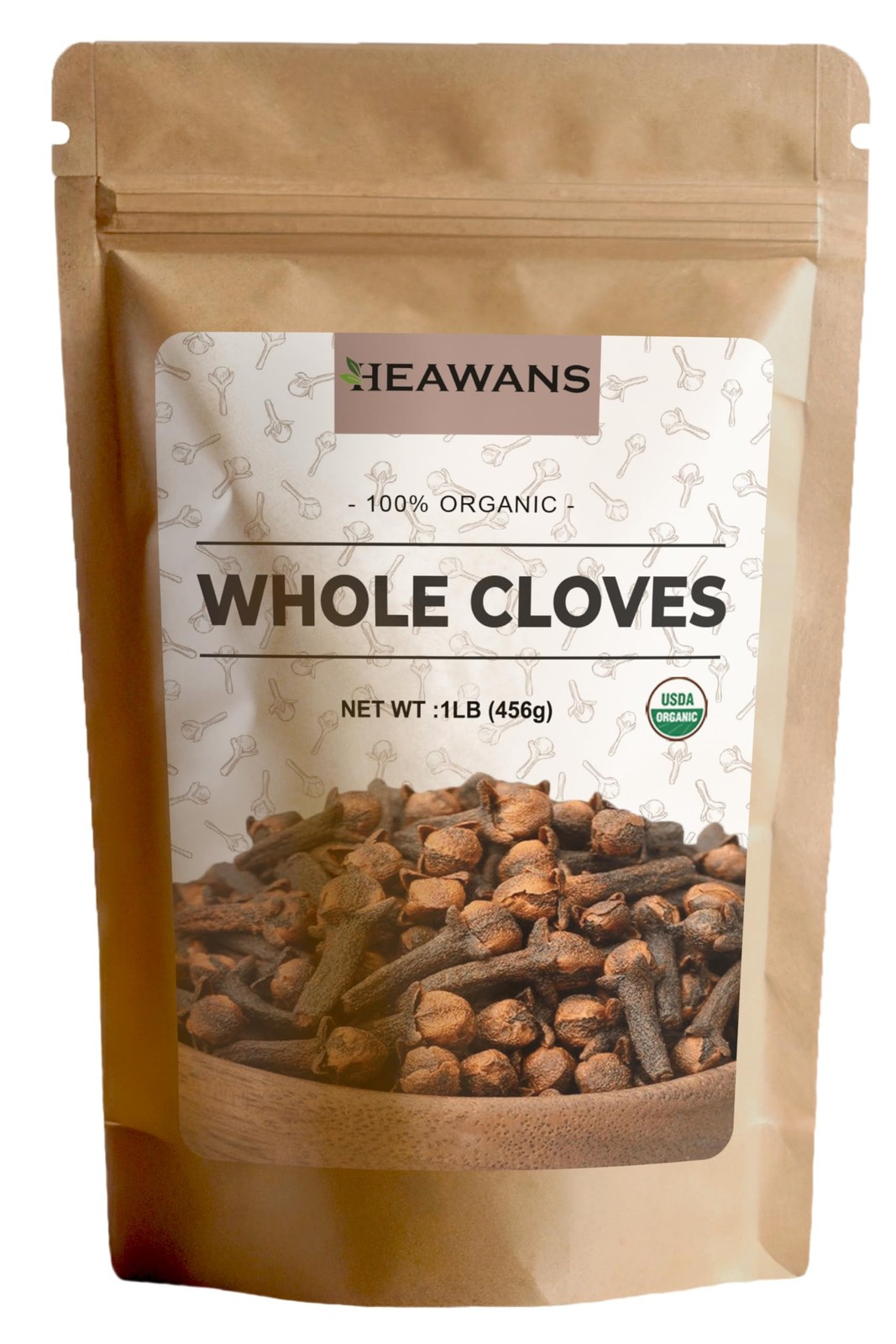 Heawans Organic premium Grade Whole Cloves 1 LB |16 oz 16 Ounce (Pack of 1)
