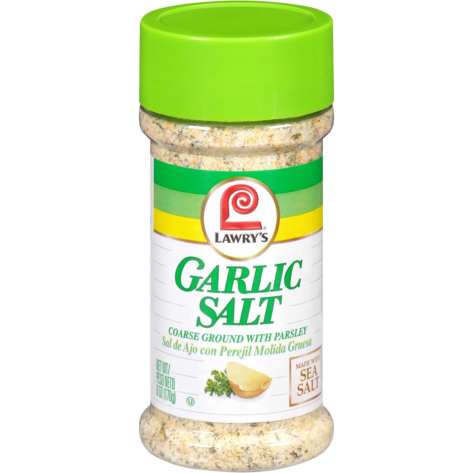 Lawry’s Coarse Ground With Parsley Garlic Salt, Kosher & Keto, 6 oz