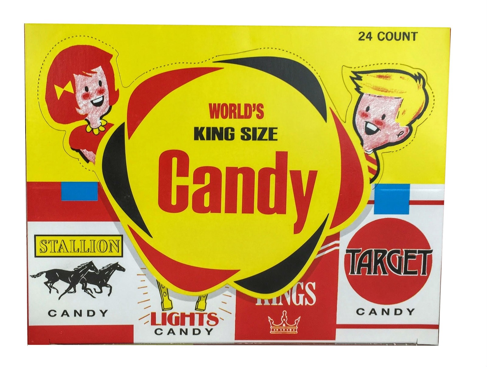 World Confections Candy Cigarettes, Pack of 24 24 Count (Pack 1)