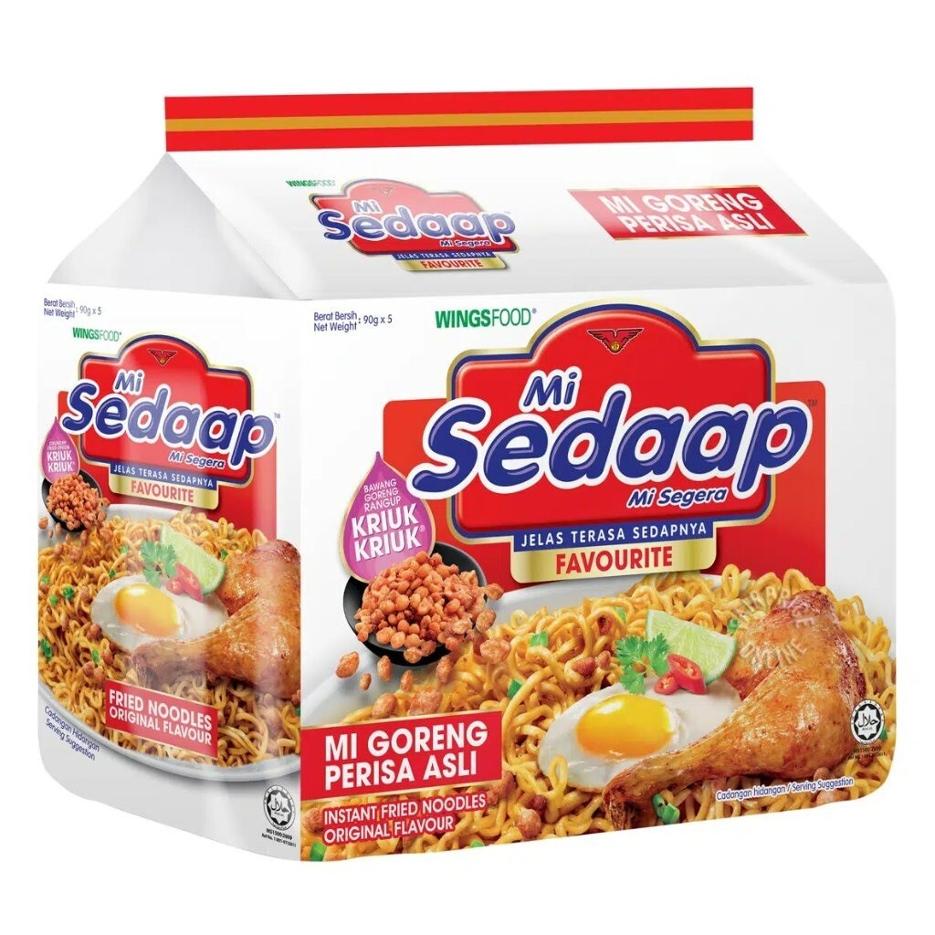 Mi Sedaap 5 Pcs Mi Segera Jelas Terasa Sedapnya Favourite Indonesian instant mee
