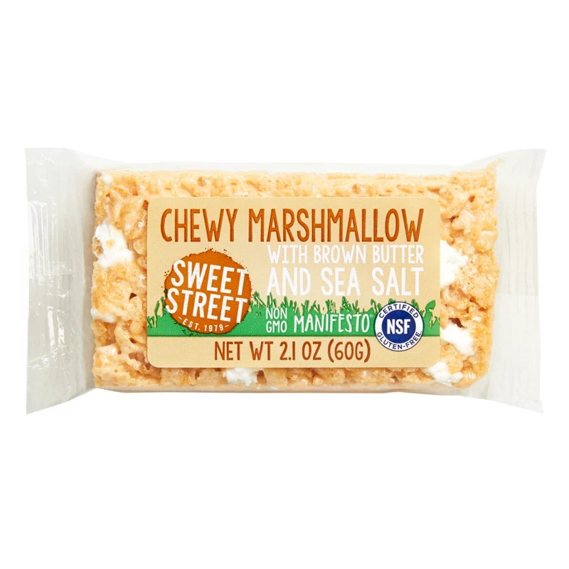 Sweet Street Desserts Bar Chewy Marshmallow Brown Butter Sea Salt [8 Count]
