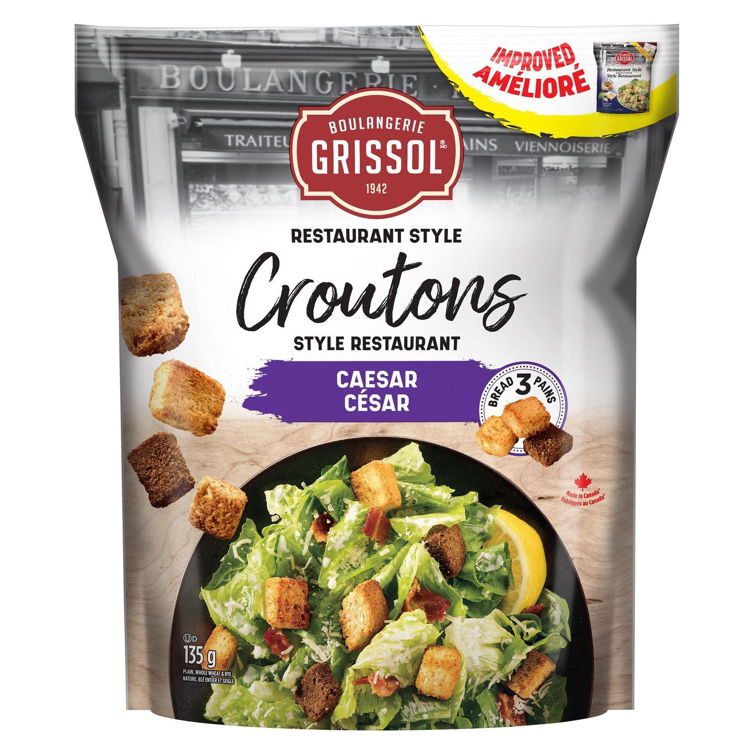 9 X Dare Grissol Restaurant Style Caesar Croutons 135g Each – Free Shipping