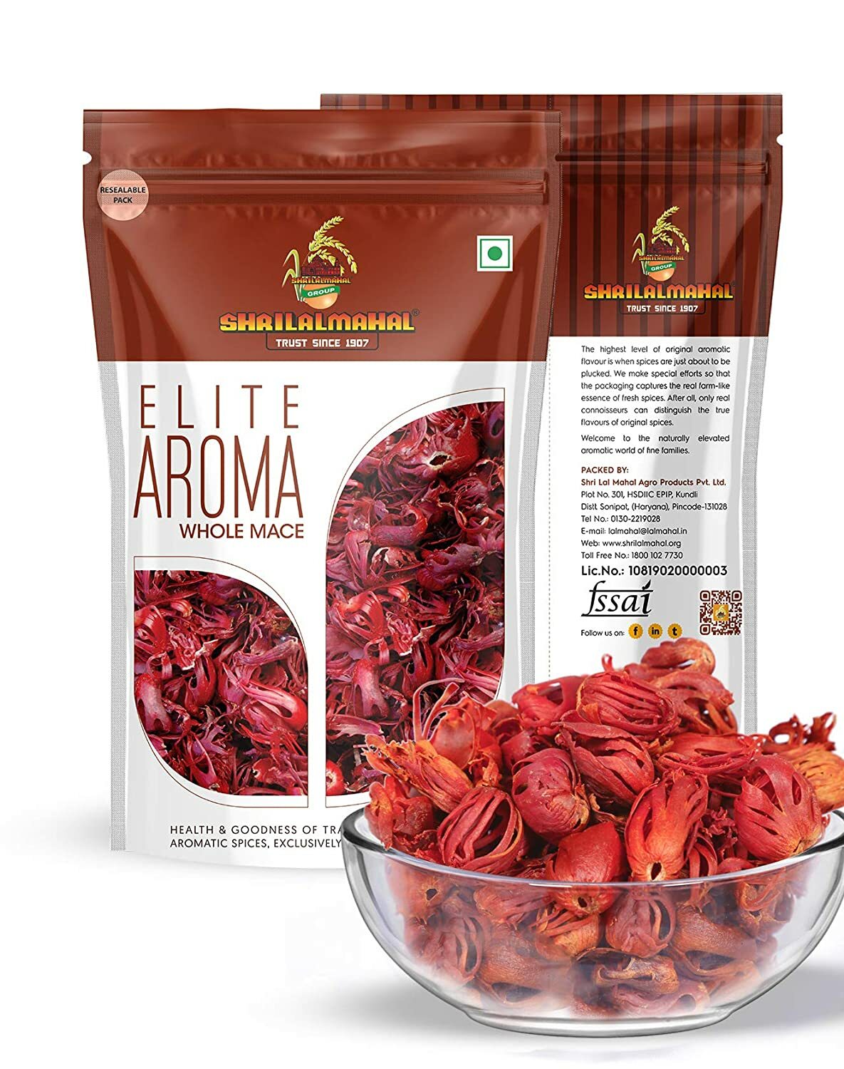 SHRILALMAHAL Elite Aroma, Nut Mace / Javitri (50g)