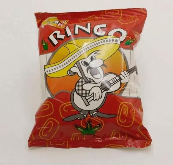 Chips Ringo Cheese Flavor HALAL 20 Bag X 28 Grams Hala شيبس رينجو بالجبنة