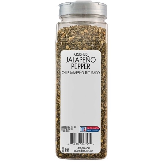 Mccormick Culinary Crushed Jalapeno Pepper, 11.28 Ounce, 6 Per Case