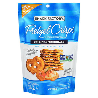Snack Factory Original Deli Style Pretzel Crisps, 200g/7 oz., {Imported from …