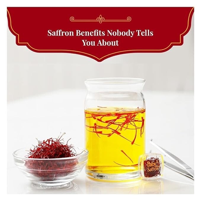 BABY BRAND SAFFRON (KASHMIRI KESAR) 1 gm EACH (pack of 6) free shipping