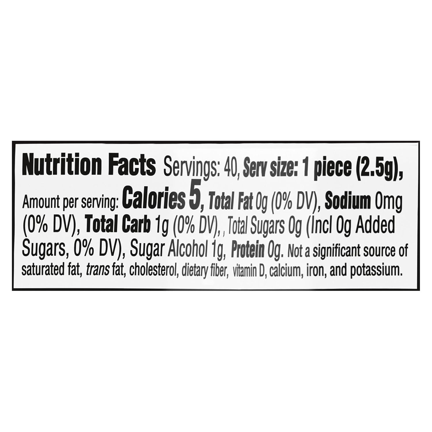 Trident Vibes SOUR PATCH KIDS Redberry Sugar Free Gum, 40 Piece Bottle (Pack of