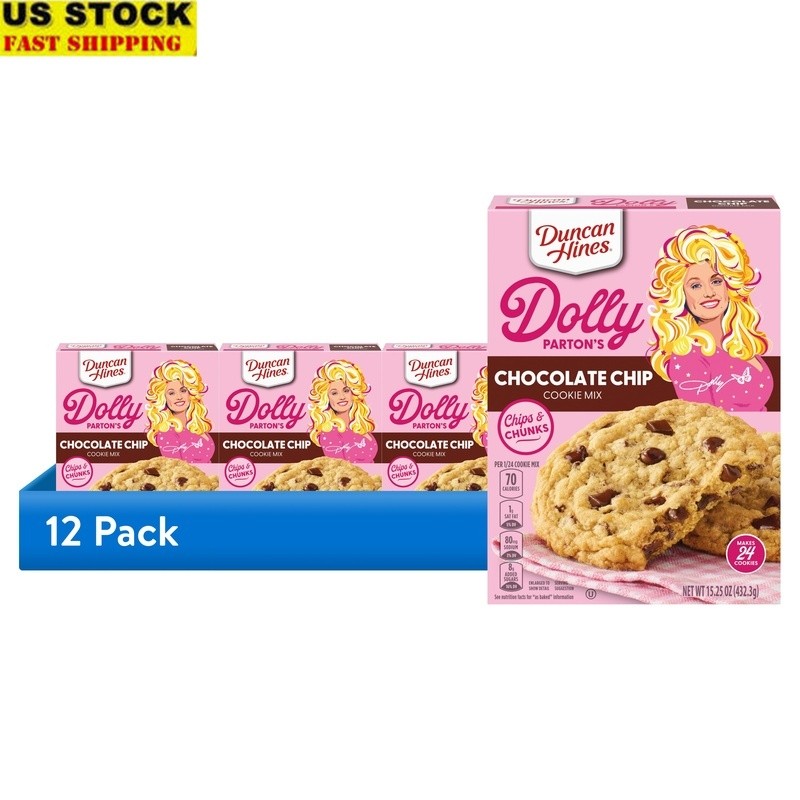 Chocolate Chip Cookie Mix Soft Chewy Bake Kit Family Fun Dessert 24 Cookies New