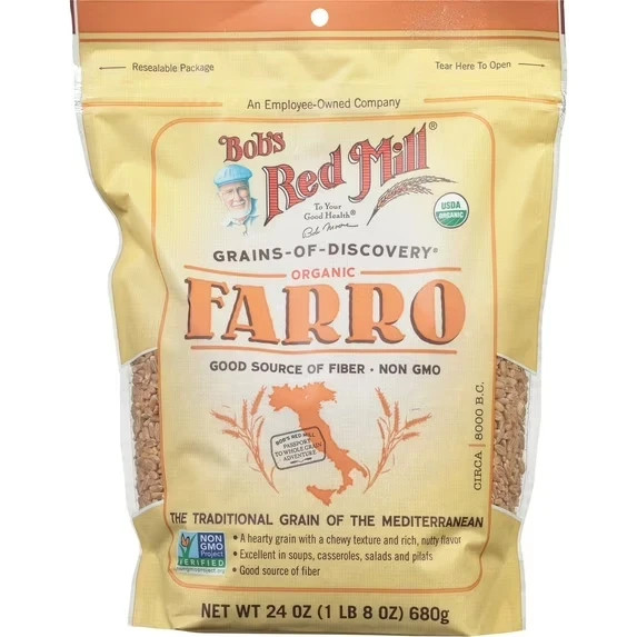 Bob’s Red Mill Organic Farro Grain 24 Oz free shipping