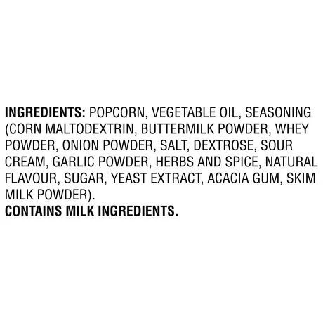 Frito Lay Smartfood Sour Cream & Onion Ready to Eat Popcorn, 175g/6.2oz