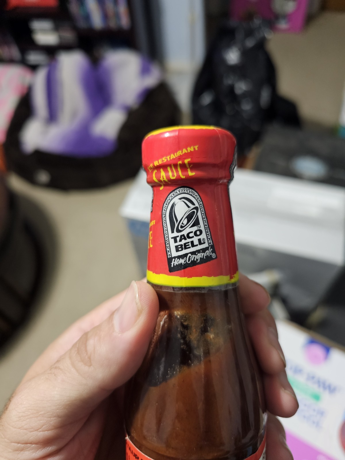 Rare Sealed Taco Bell Fire Sauce 7.5 oz Bottle Y2K BB March 2000 See Pics As-Is