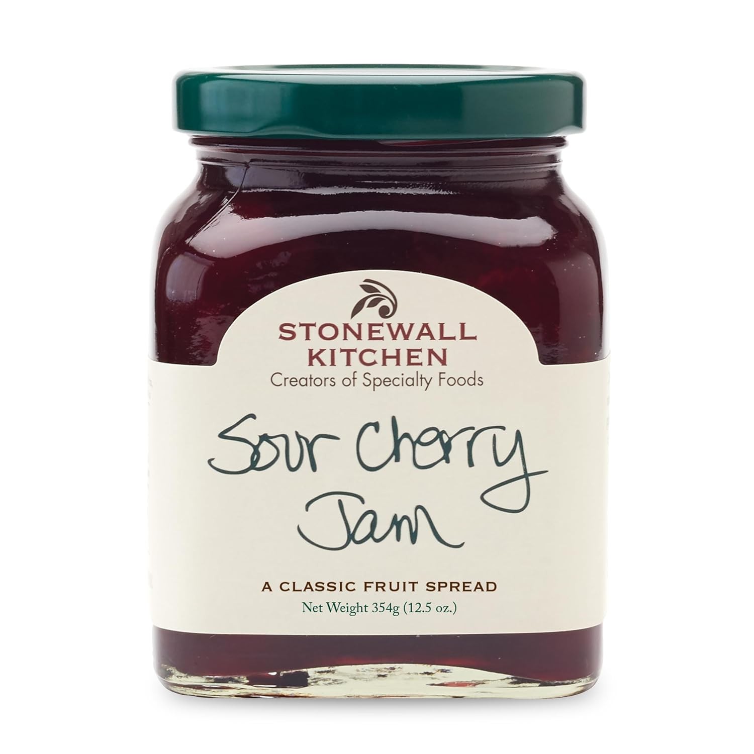 Sour Cherry Jam, Preserves, Homemade Style, 12.5 Ounces, Stonewall Kitchen