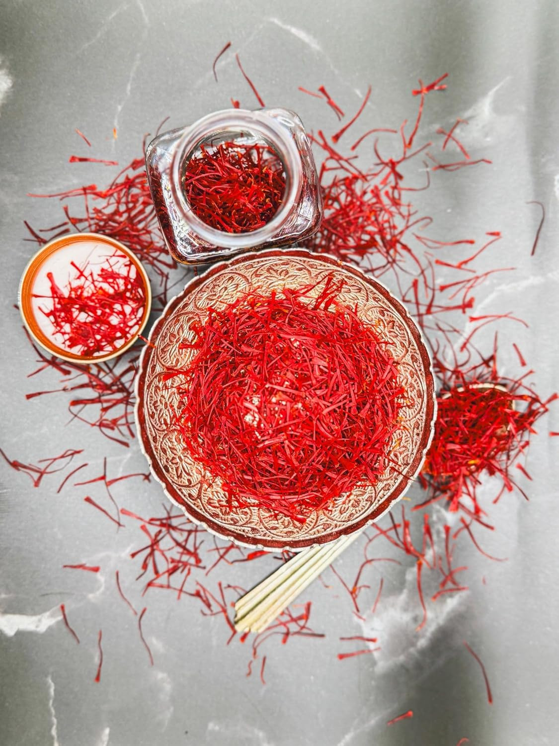 Single Origin Kashmiri Mongra Saffron (Kesar) – Farm Direct from Pampore, Lab Te