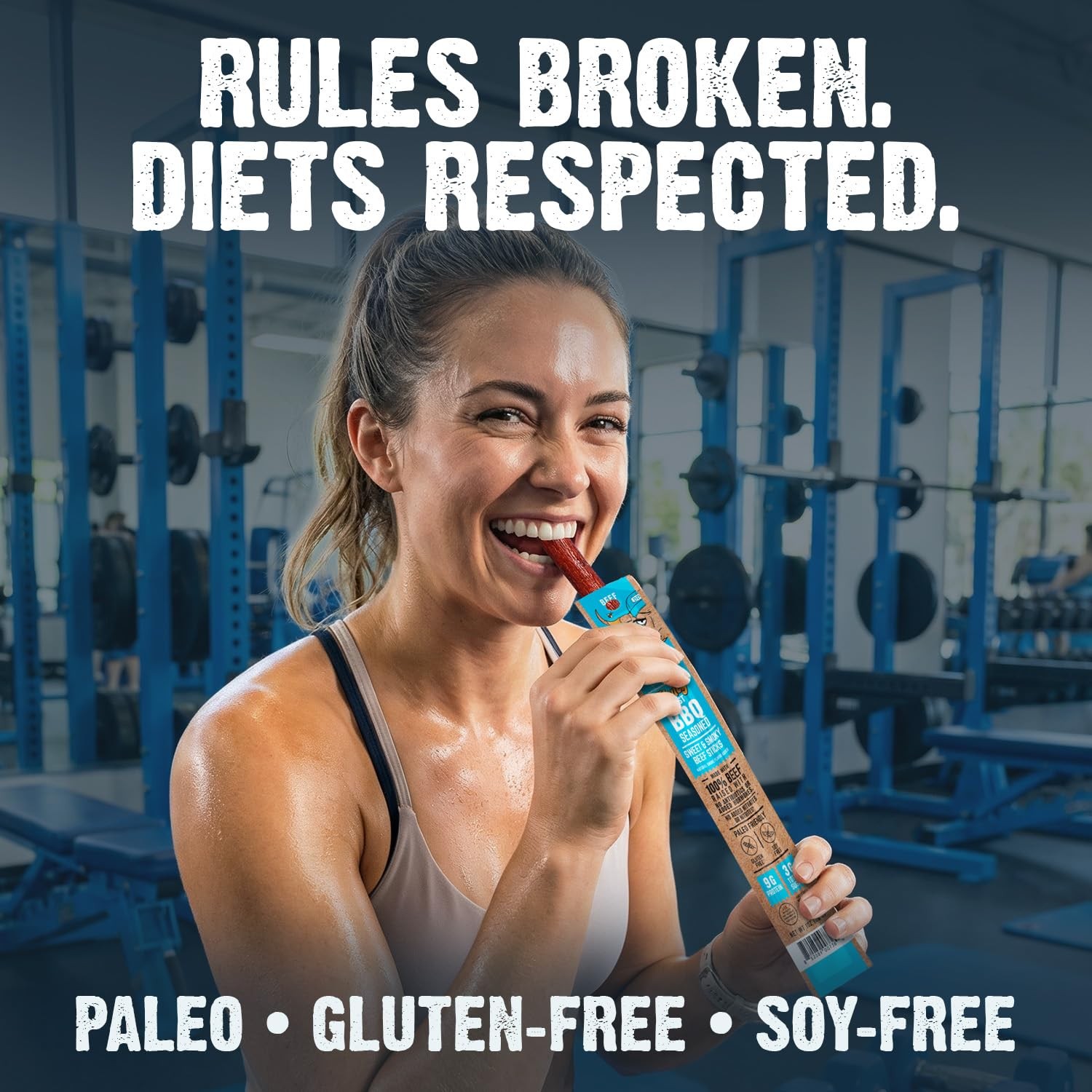 Meat Sticks | 100% Grass Fed Beef | 9g Protein per Stick | Keto, Gluten-Free,…