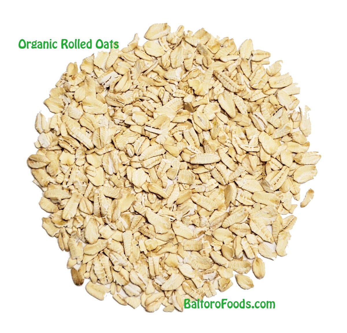 Organic Rolled Oats old fashion gluten free non-GMO, Whole Grain Vegan Bulk