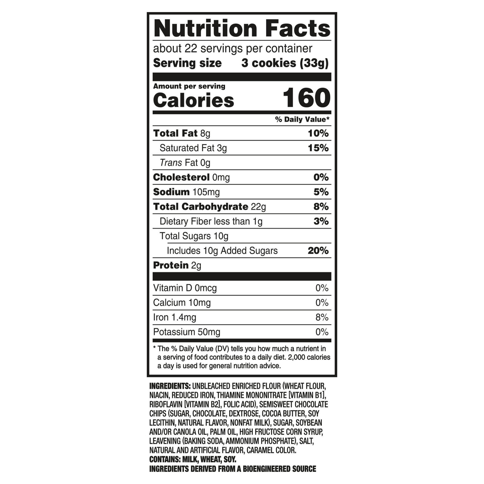 CHIPS AHOY! Original Chocolate Chip Cookies, Party Size, 25.3 oz Free Shipping